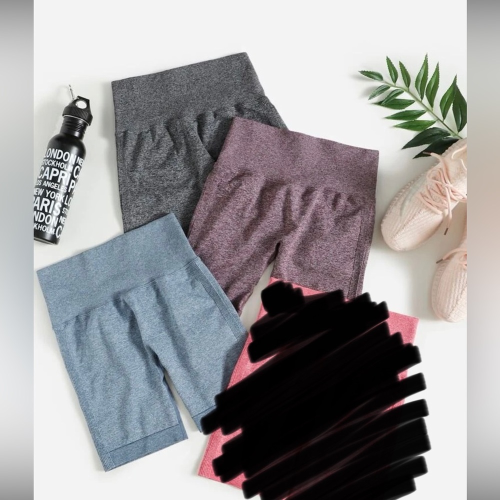 3 set of workout shorts size small 😊